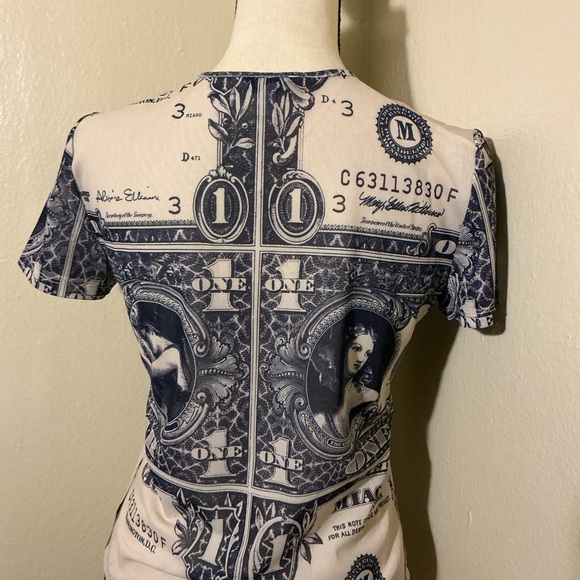 Miaou Black and Cream Graphic Short Sleeve Tee6 - Picture 2 of 6